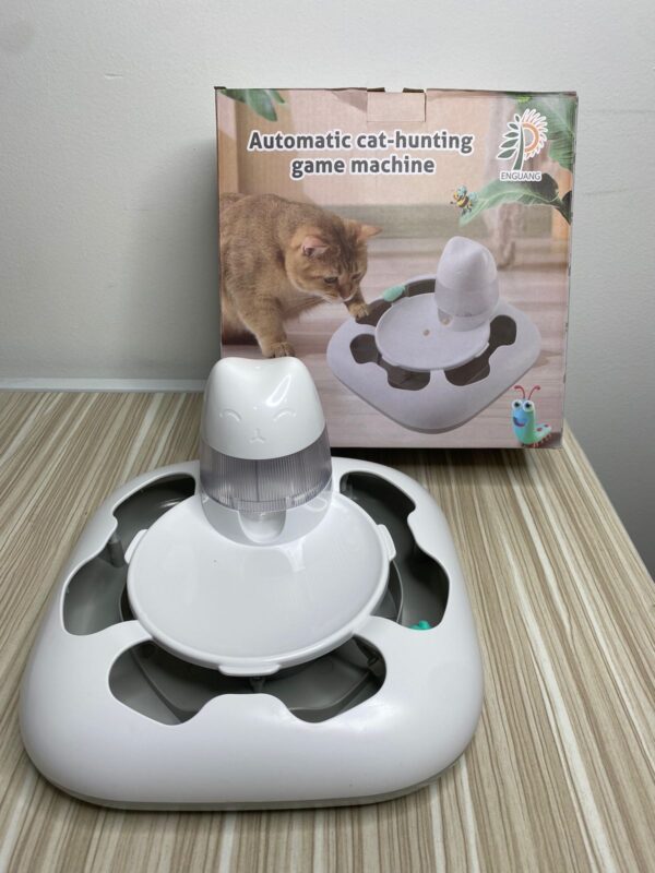 Juguete giratorio interactivo para gatos