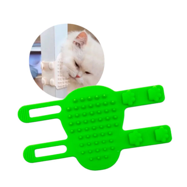Rascador masajeador de silicona para gatos