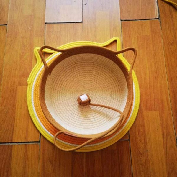Cama tejida de algodón para gatos (grande)