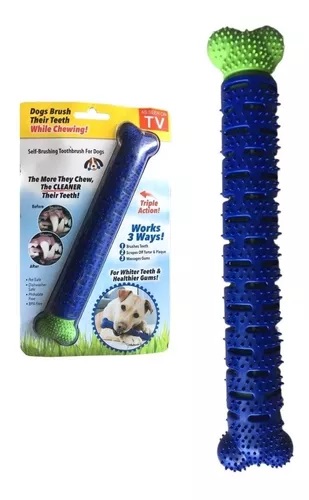 Juguete cepillo de dientes para perros