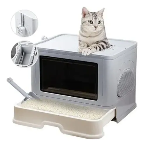 1778815977D_NQ_NP_686021-MCO83704340612_042025-O.webp Arenero cerrado para gatos con tapa ventilada