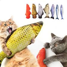 Pez interactivo que se mueve para gatos